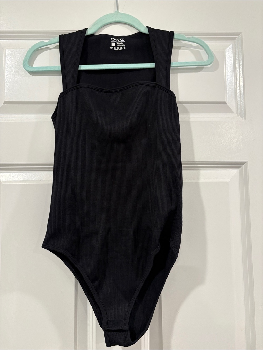 Black Ribbed bodysuit  - Classic Fit